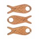 Bobinette Bobine pour Tricot en Bois - En forme de Poisson - Petit