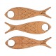 Bobinette Bobine pour Tricot en Bois - En forme de Poisson - Grande