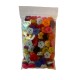 Lot de 150 boutons à coudre en forme de Coeur ou de Fleur - Couleurs mixtes